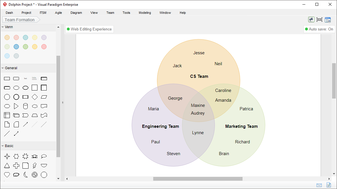 Venn diagram software