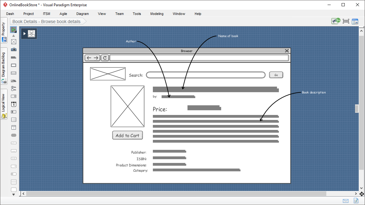 Wireframing - Web Page