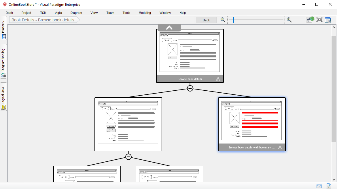 Define wireframing lifecycle with state